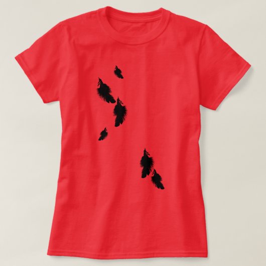 T-shirt Corbeau noir (Design devant)