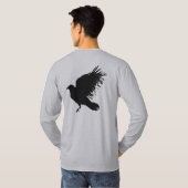 T-shirt Corbeau - noir (Dos entier)