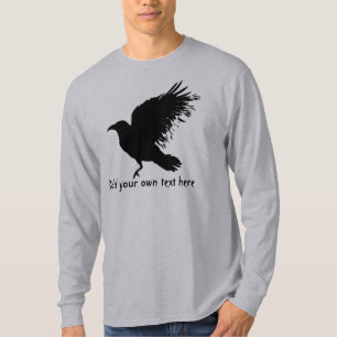T-shirt Corbeau - noir