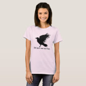 T-shirt Corbeau - noir (Devant entier)