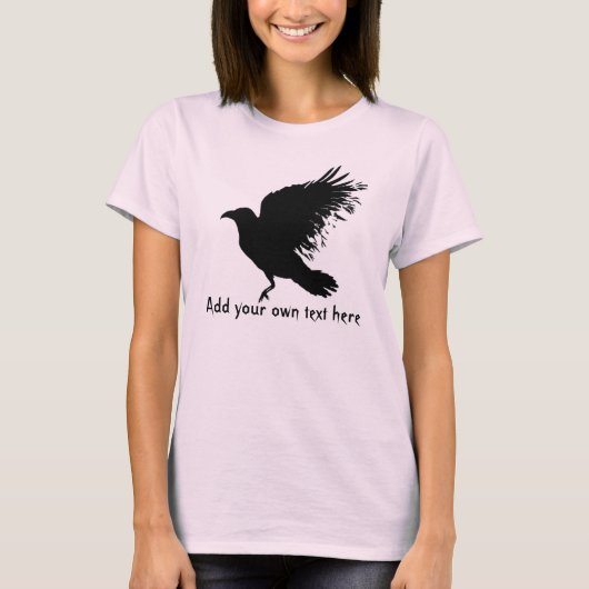 T-shirt Corbeau - noir (Devant)