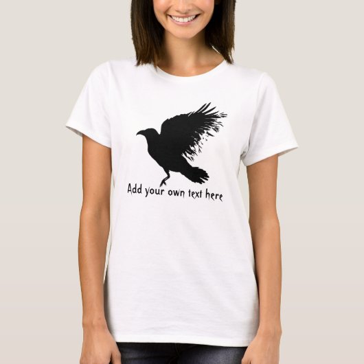 T-shirt Corbeau - noir (Devant)