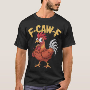 T-shirt Corbeau noir, F-Caw-F Drôle d'oiseau noir Lune Got