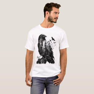T-shirt Corbeau Submergé