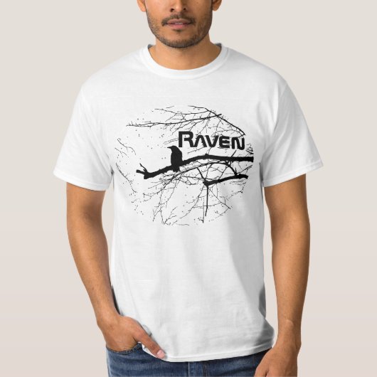 T-Shirt Corbeau sur l'Arbre (Devant)