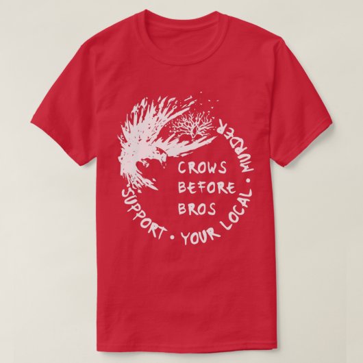 T-shirt corbeaux avant bros (Design devant)