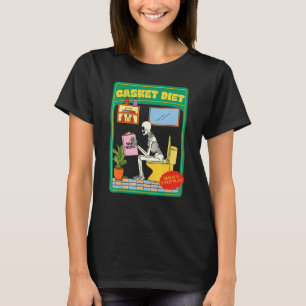 T-shirt Corbeille Diet Recettes végétaliennes Plan en 3 ét