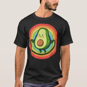 T-shirt Corde d'Avocado saut fitness