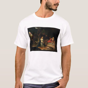 T-shirt Cordelia et Roi Lear (huile sur la toile)