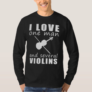 T-shirt Cordes de Romance - Drôle I Love One Woman and Se