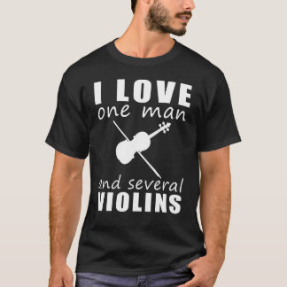 T-shirt Cordes de Romance - Drôle I Love One Woman and Se
