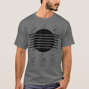 T-shirt Cordes de Trous acoustiques de guitare acoustique