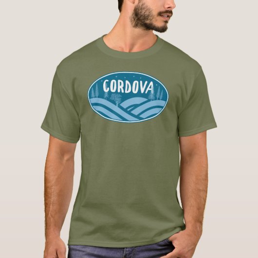 T-shirt Cordova Alaska Outdoors (Devant)