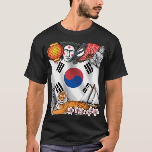 T-shirt Corée du Sud (Devant)