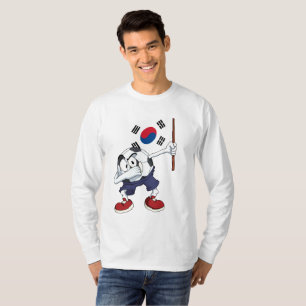 T-shirt Corée du Sud Balle de football Dabbing