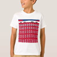 Corée du Sud Polka Dot Drapeau Design d'art : une 