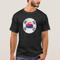 Coréen Curler Drapeau Drapeau Sport Curler Skip T