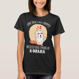 T-shirt Coréen Drama Kdrama Finger Heart Design