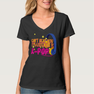 T-shirt Coréen K Pop Ne Peux Pas Vous Entendre Je Vous Éco