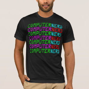 T-SHIRT COREY TIGER 1980 ORDINATEUR RETRO NERD