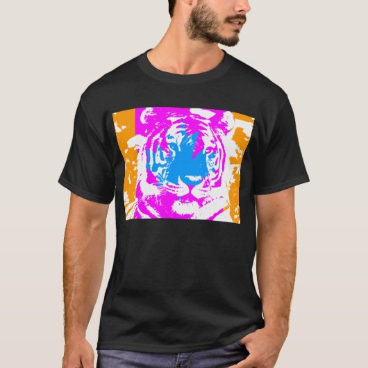 T-SHIRT COREY TIGER 80'S CANADA TIGER FACE (Devant)