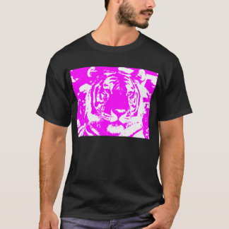 T-shirt COREY TIGER 80's PINK TIGER FACE