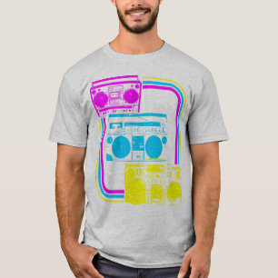 T-shirt Corey Tiger 80s Retro Boombox Radio