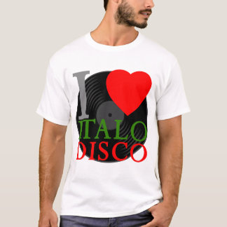 T-shirt Corey Tiger 80s Retro I Love Italo Disco