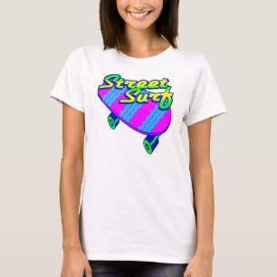 T-shirt Corey Tiger 80s Rétro Rue Surf Skateboard