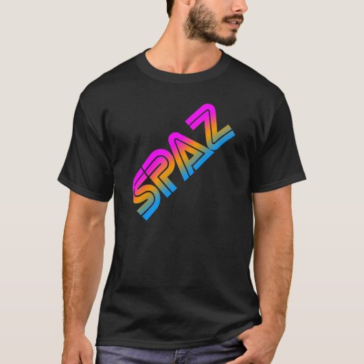T-shirt COREY TIGER 80's SPAZ (Devant)