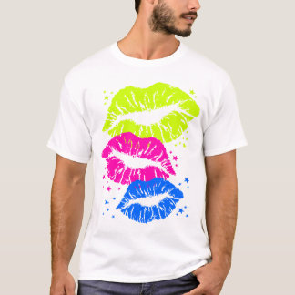 T-shirt Corey Tiger 80s Vintage Lèvres & Étoiles Baisers