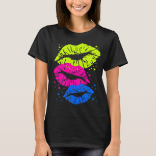 T-shirt Corey Tiger 80s Vintage Lips & Stars Kisses