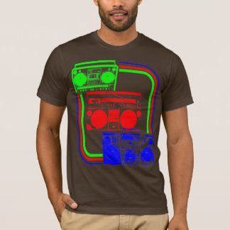 T-shirt Corey Tiger Années 80 Radio Rétro Boombox