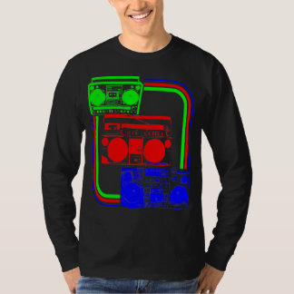 T-shirt Corey Tiger Années 80 Radio Rétro Boombox