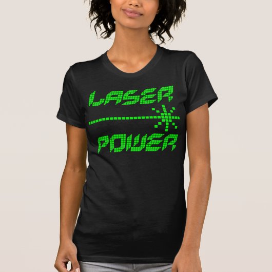 T-shirt COREY TIGER Années 80 RÉTRO PUISSANCE LASER (Devant)