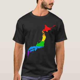 T-shirt Corey Tiger Années 80 Style Japon Arc-en-ciel