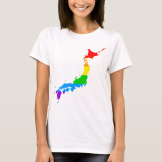 T-shirt Corey Tiger Années 80 Style Japon Arc-en-ciel