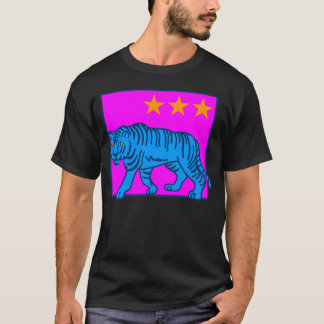 T-shirt COREY TIGRE 80's ÉTOILES DE TIGRE BLEU