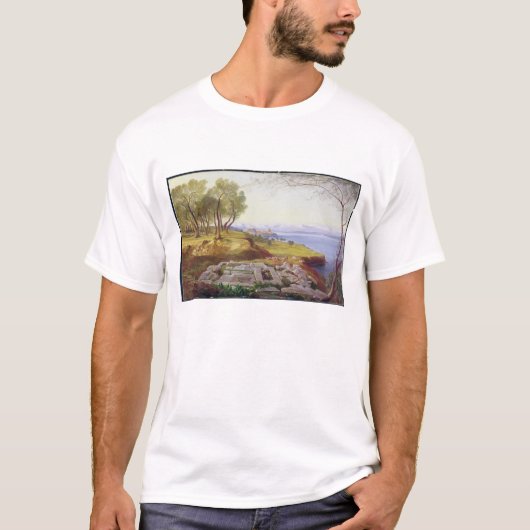 T-shirt Corfou de l'ascension, c.1856-64 (huile sur la (Devant)