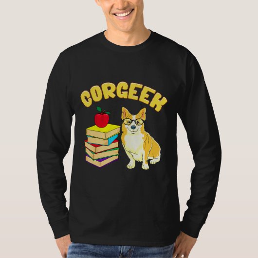 T-shirt Corgeek Corgi Pun (Devant)