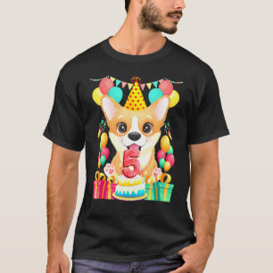 T-shirt Corgi 5ème Anniversaire 5 Ans