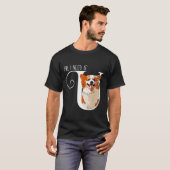 T-shirt Corgi All I Need Is U (Devant entier)