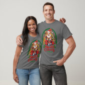 T-shirt Corgi, amis de Noël (Unisexe)