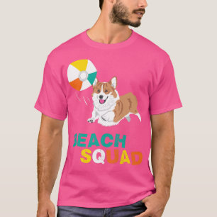 T-shirt Corgi Beach Squad Tee Cadeau Pour Les Amateurs De 