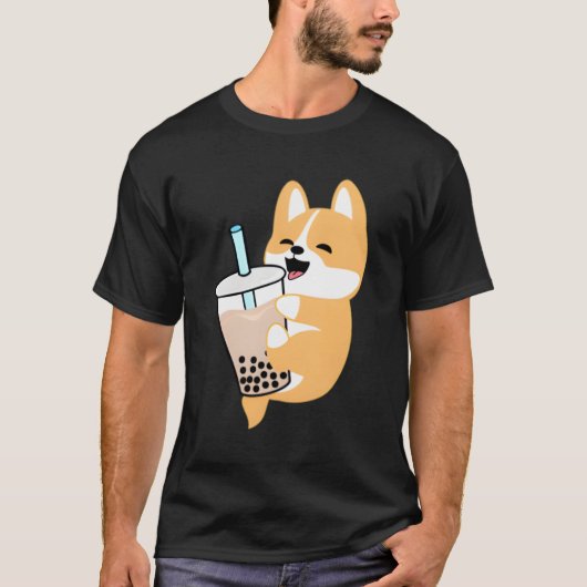T-shirt Corgi Boba (Devant)