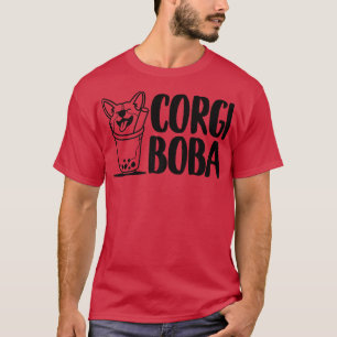 T-shirt Corgi Boba, Dons De Chien Pour Enfants, Homme & Fe