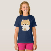 T-shirt Corgi Boba Tea (Devant entier)