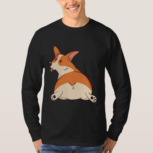 T-shirt Corgi Butt 201 (Devant)