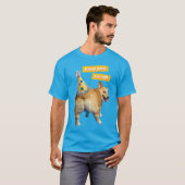 T-shirt Corgi Butt Birthday Hat (Devant entier)