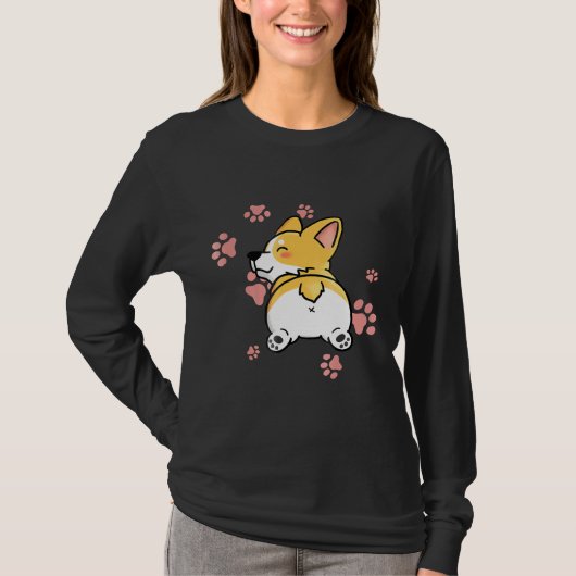 T-shirt Corgi Butt Chien (Devant)